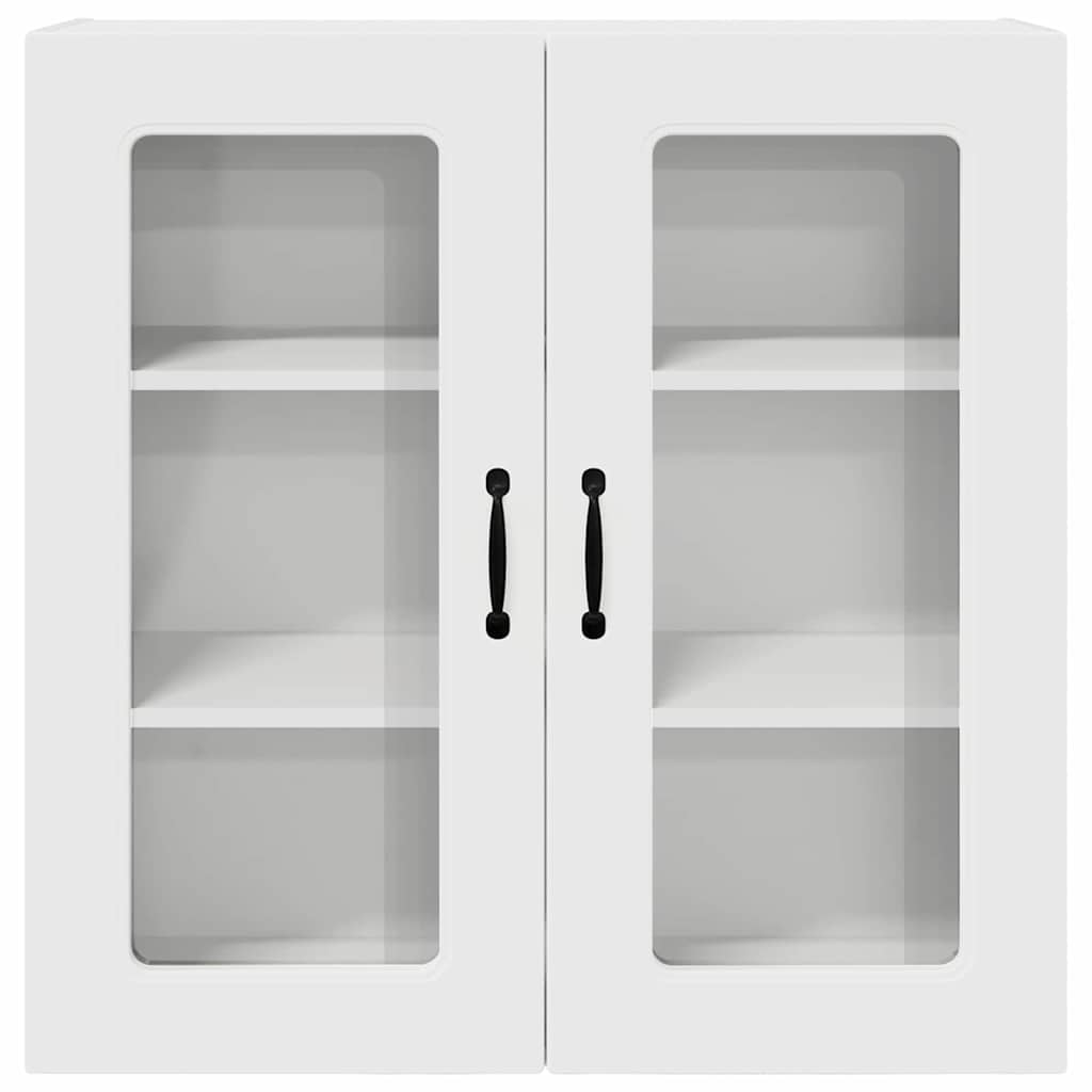 Küchenhängeschrank mit Regal Weiß 80 x 31 x 80 cm Holzwerkstoff